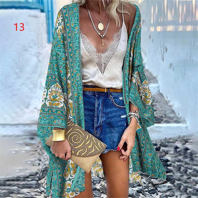 Kimono Cardigan Bohème "Sakura Bloom"