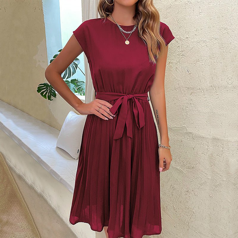 Robe SÉRAPHINE | Plissée & Ceinturée