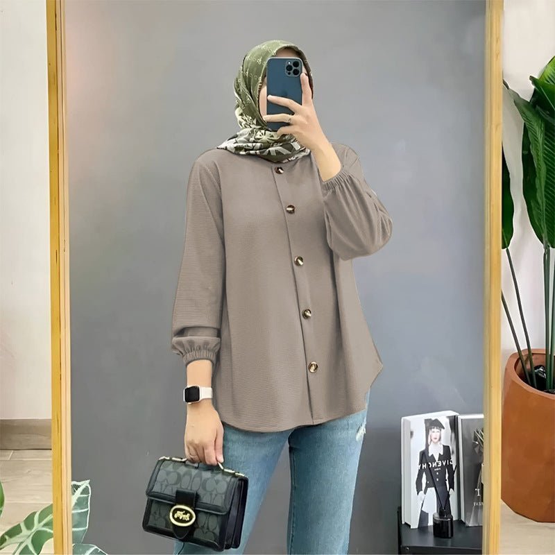 Chemise Aura OnFleek - détail tissu Ice Silk