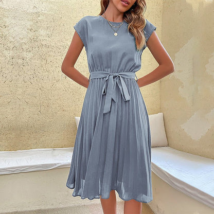 Robe SÉRAPHINE | Plissée & Ceinturée