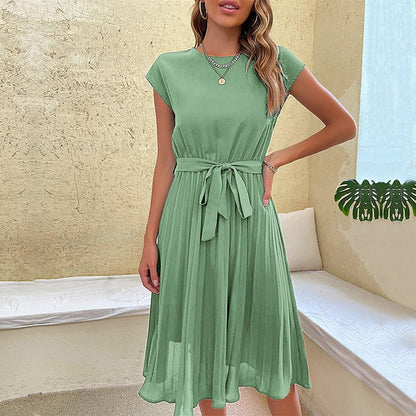 Robe SÉRAPHINE | Plissée & Ceinturée