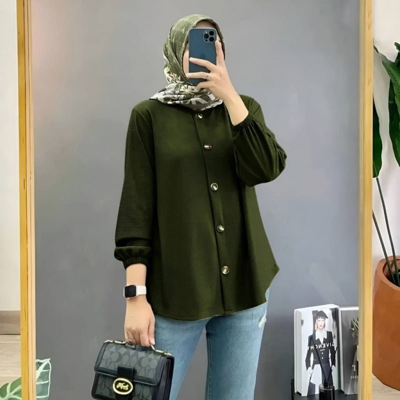 Chemise AURA | L'Essentielle en Ice Silk Plissé - OnFleek