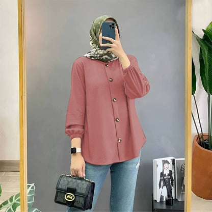 Chemise AURA | L'Essentielle en Ice Silk Plissé - OnFleek