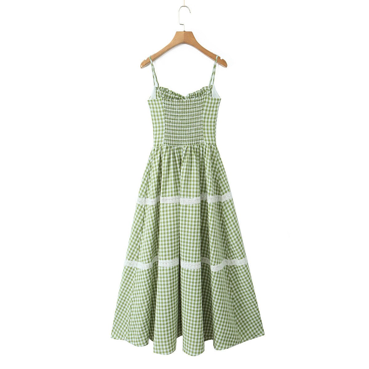 Robe longue Louise vichy estivale OnFleek