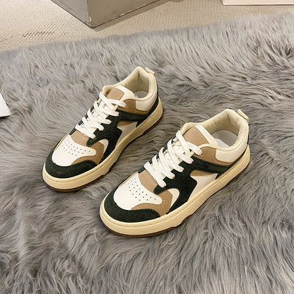 Baskets LUCIA semelle compensée 4cm confort femme OnFleek