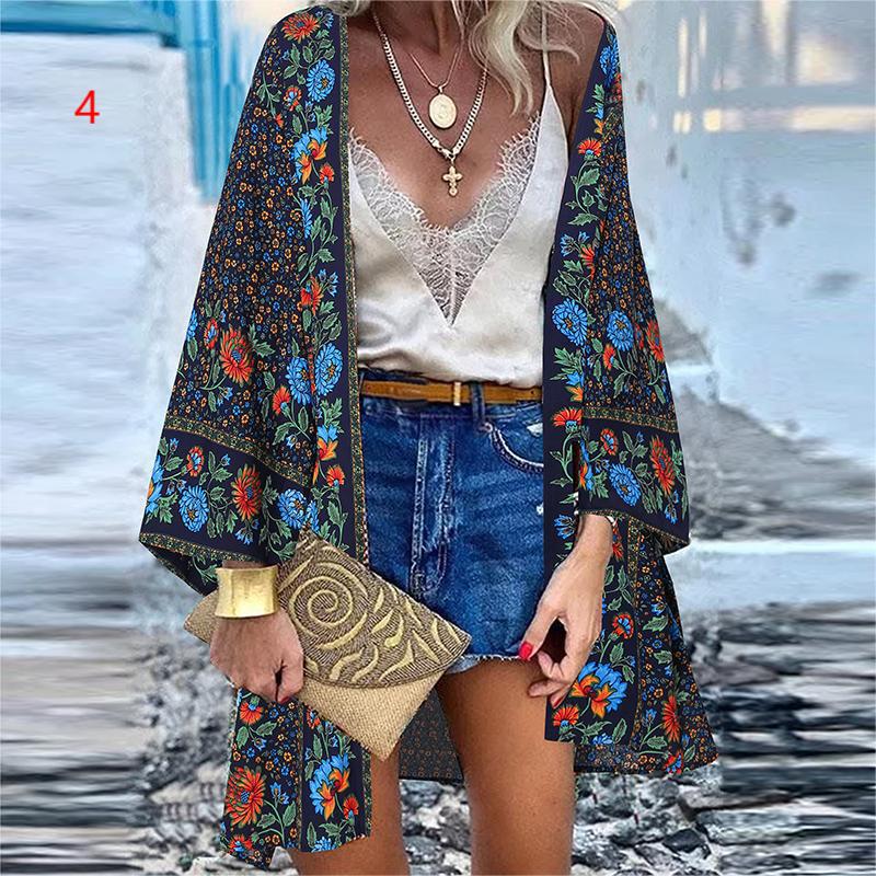 Kimono Cardigan Bohème "Sakura Bloom"