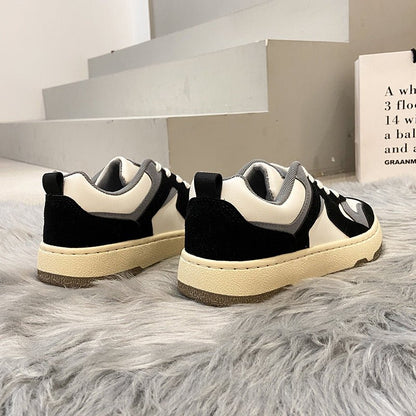 Baskets LUCIA cuir casual femme vue de profil détail semelle OnFleek