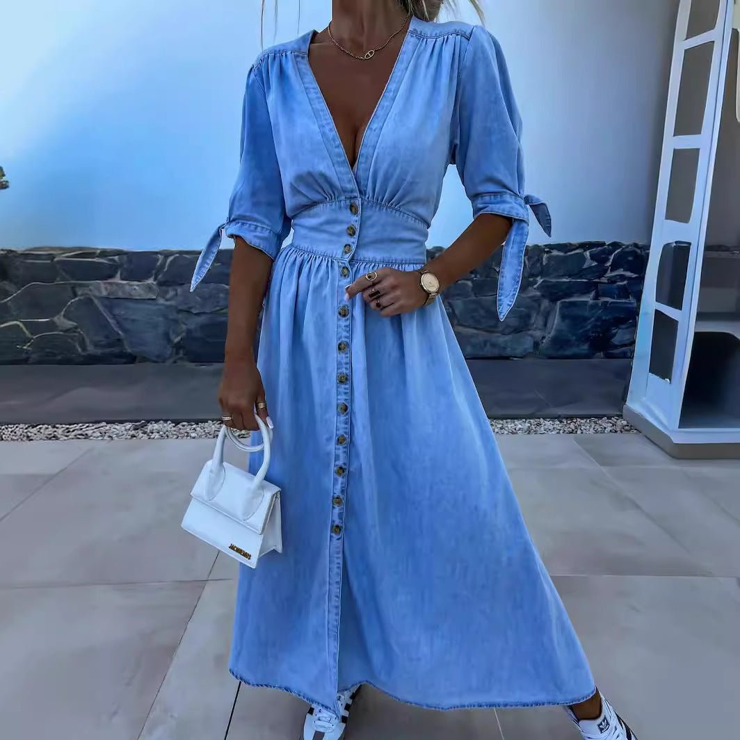 Robe Riviera OnFleek portée - look casual chic