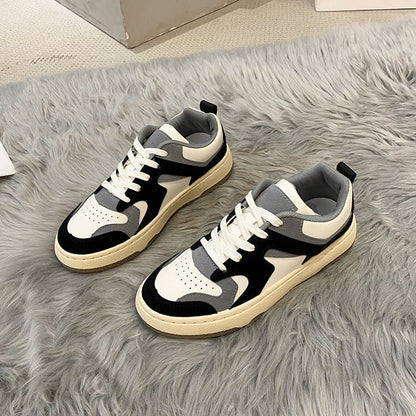 Baskets LUCIA cuir casual portées look quotidien femme OnFleek