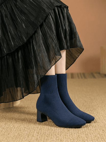 Bottines RIVA | L'Élégance Chaussette à Talon