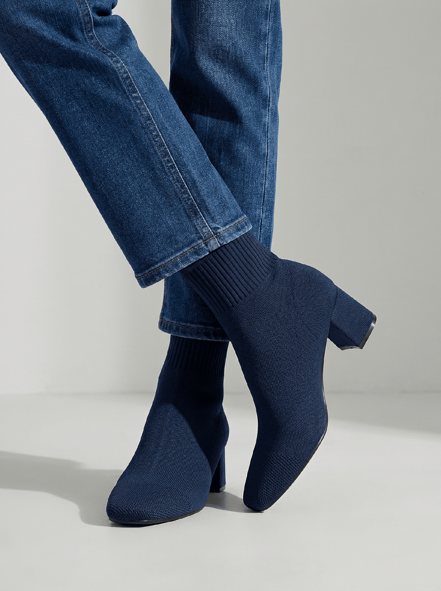 Bottines RIVA | L'Élégance Chaussette à Talon