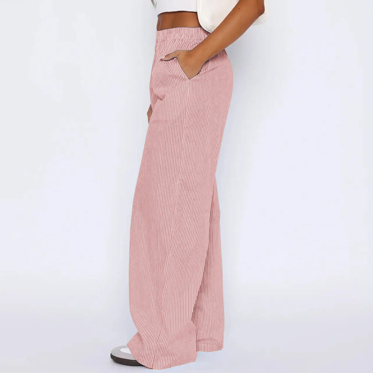 Pantalon EMMA - vue dos coupe fluide taille haute