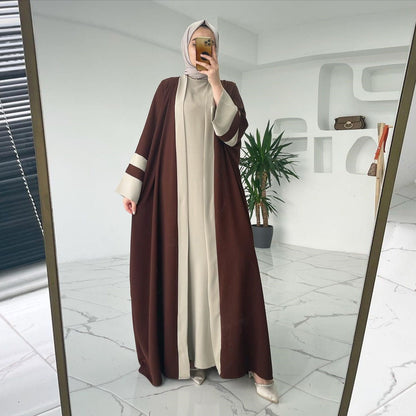 Ensemble Abaya 2 Pièces Serenity | Lin Premium & Mode Modeste