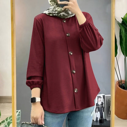 Chemise AURA | L'Essentielle en Ice Silk Plissé - OnFleek