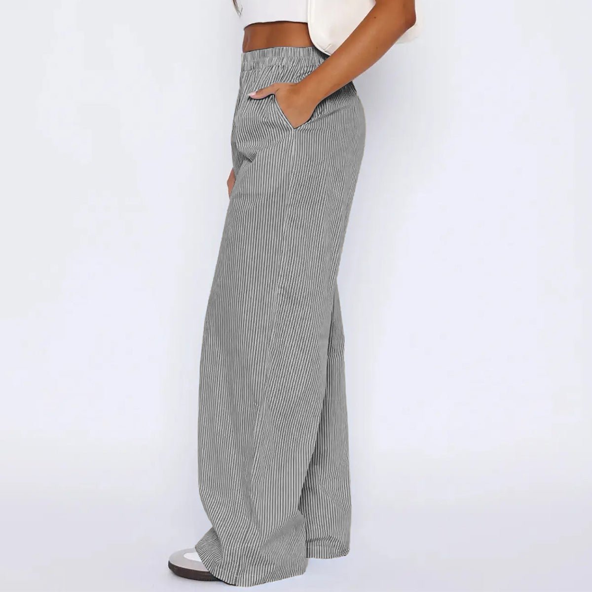 Pantalon EMMA large - vue portée style casual chic